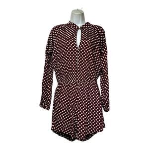 Cleobella Polka Dot Print Mini Romper Size L